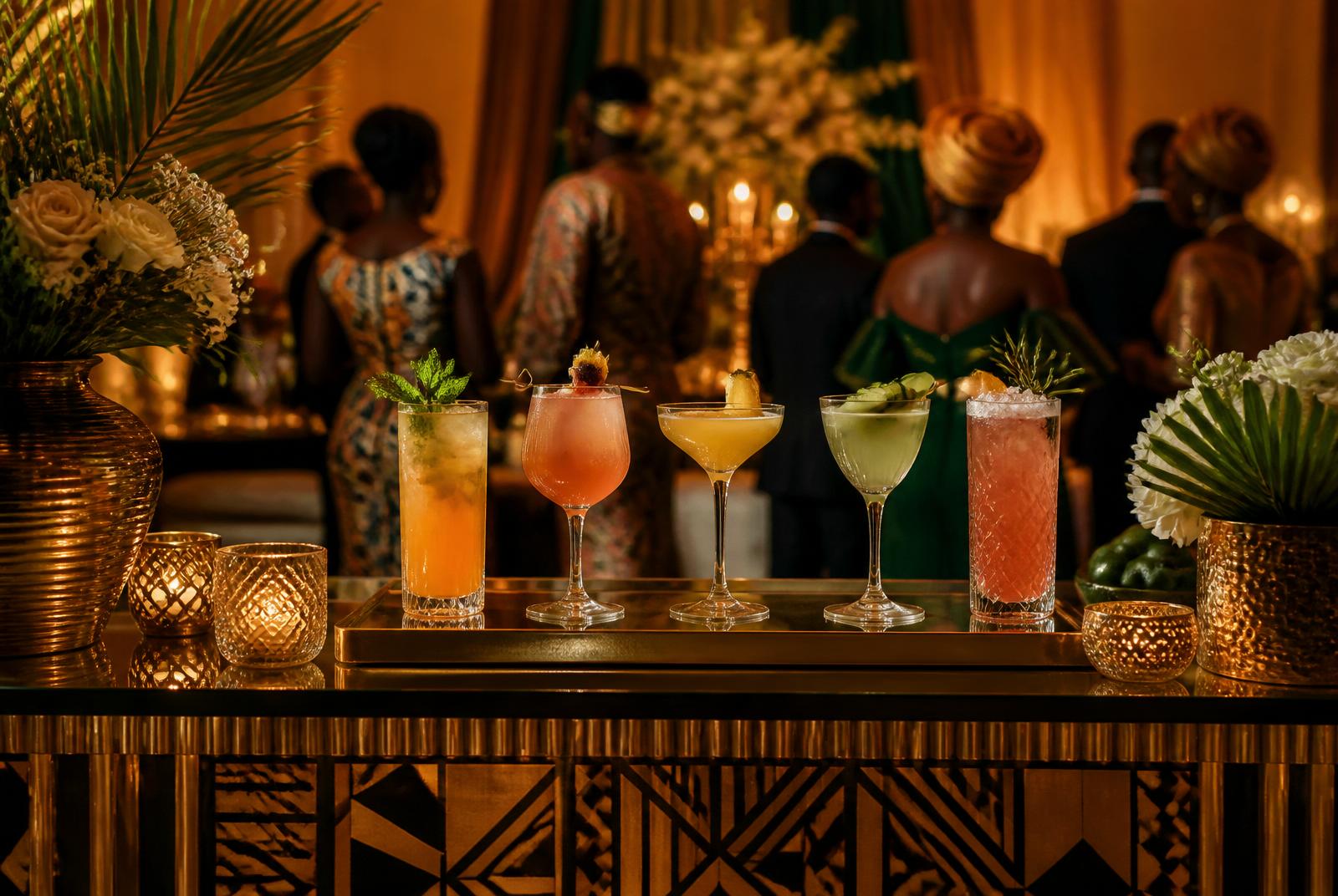 Premium African event catering and bespoke drinks packages by Mijays Bar